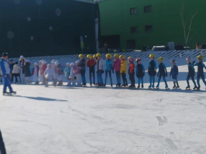 Учащиеся КГУ "ОШ №17" приняли участие в районных спортивных соревнованиях по зимним видам спорта