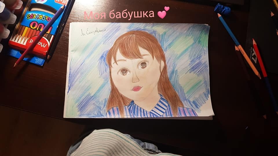 "Әжелердің портреттері" жалғасы... "Портреты бабушек" продолжение...