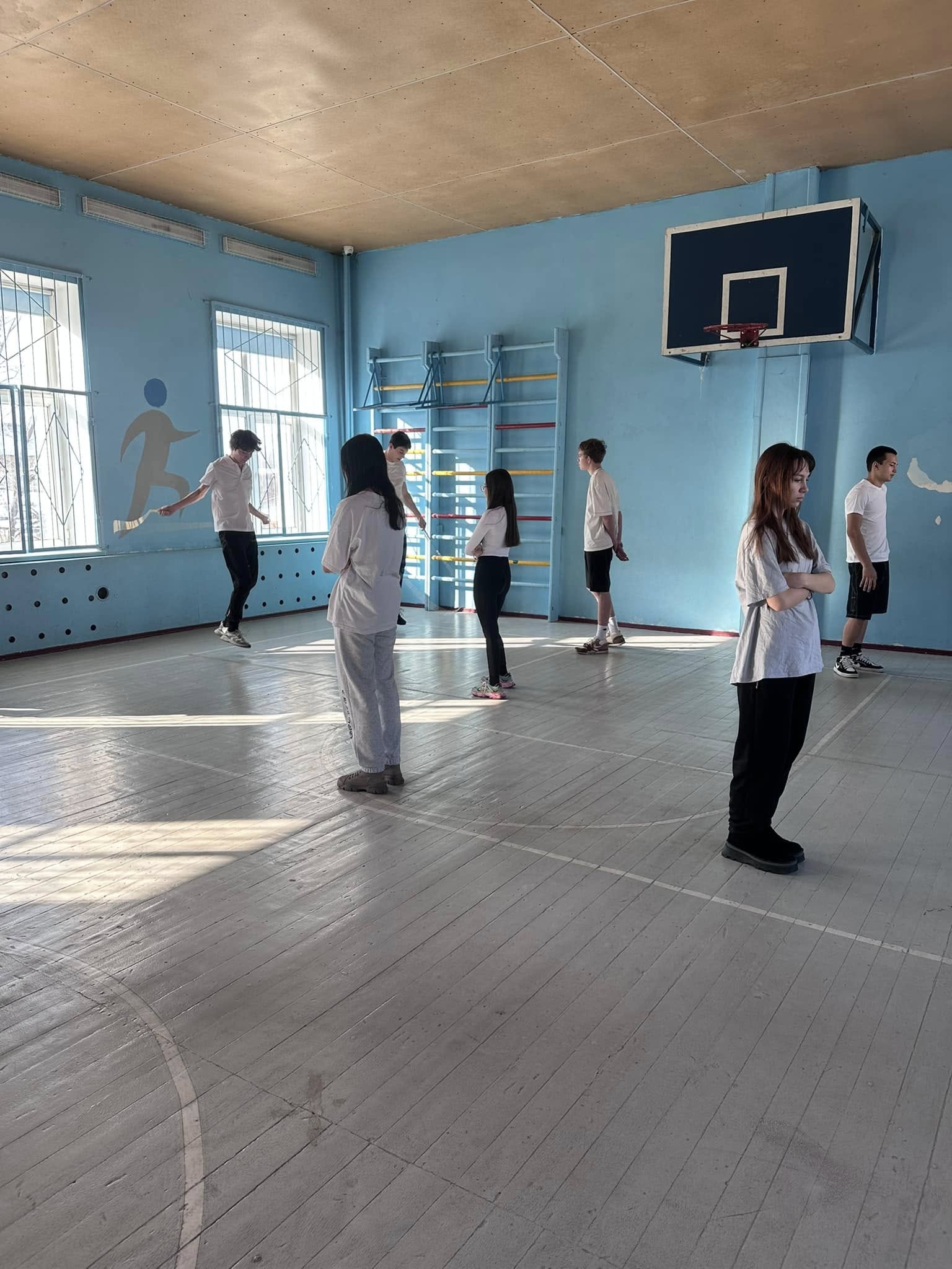 Скиппингтен мектеп турнирі. Школьный турнир по скиппингу.