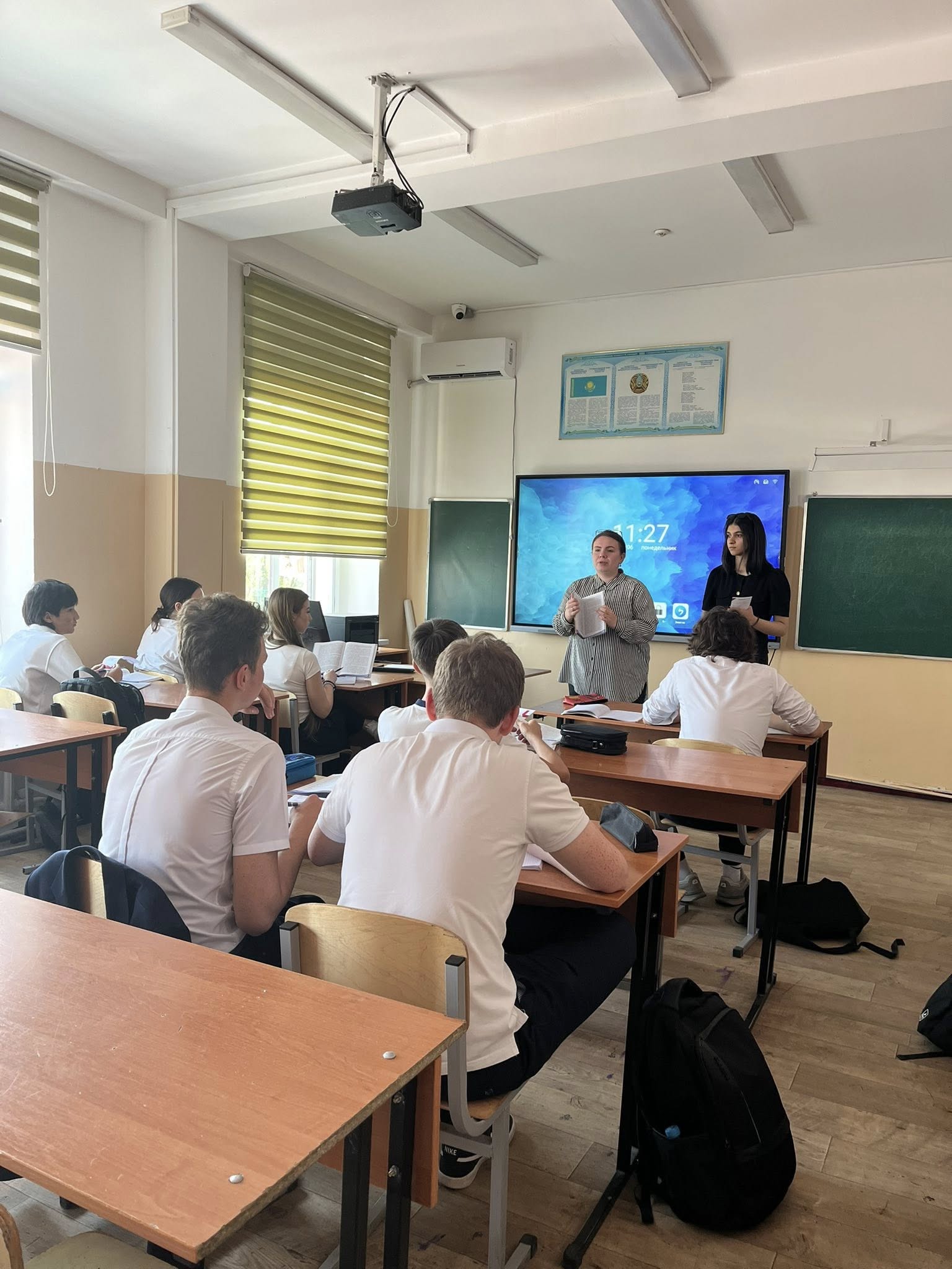 Printmedia Technology College өкілдерімен кездесу. Встреча с представителями колледжа Printmedia Technology College